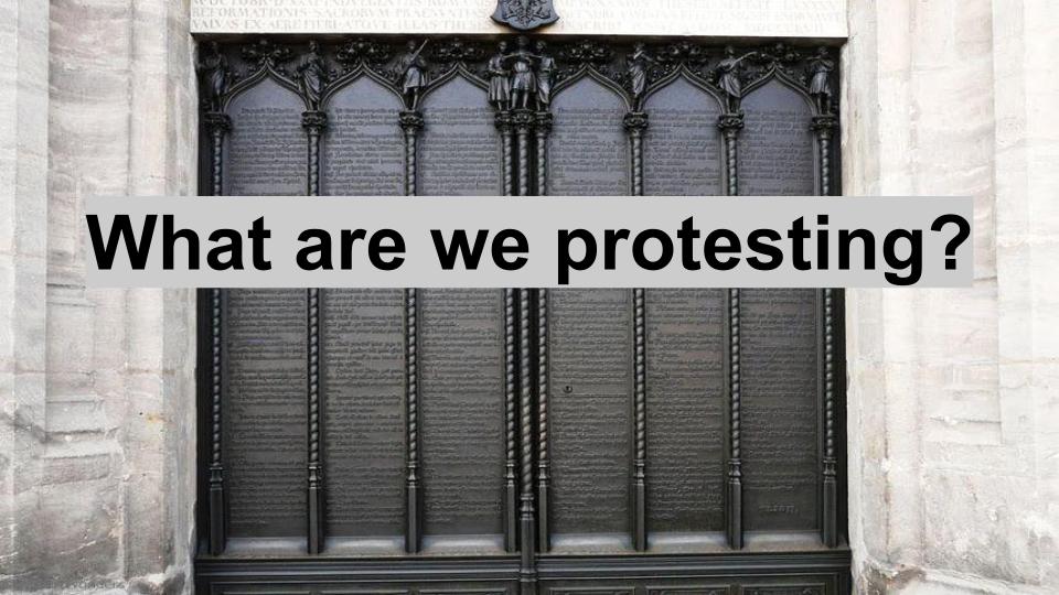 What Are We Protesting?